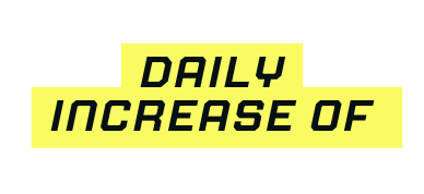 daily increase of